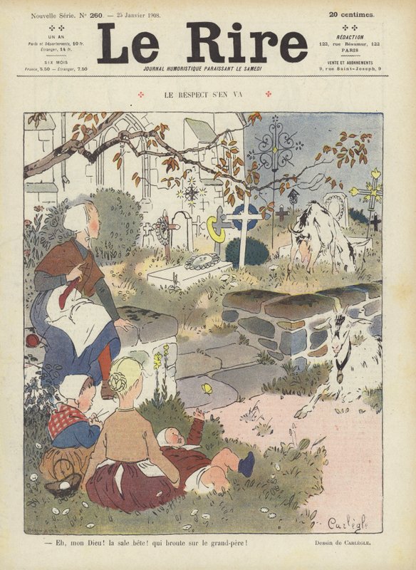 Ilustracja do Le Rire autorstwa Charles Emile Egli