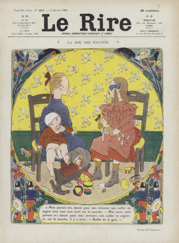 Ilustracja do Le Rire autorstwa Charles Emile Egli