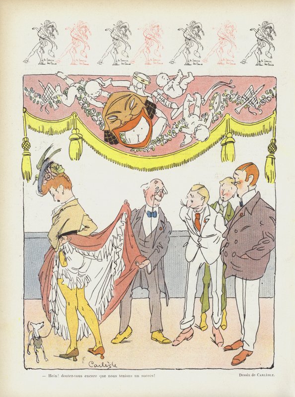 Ilustracja do Le Rire autorstwa Charles Emile Egli