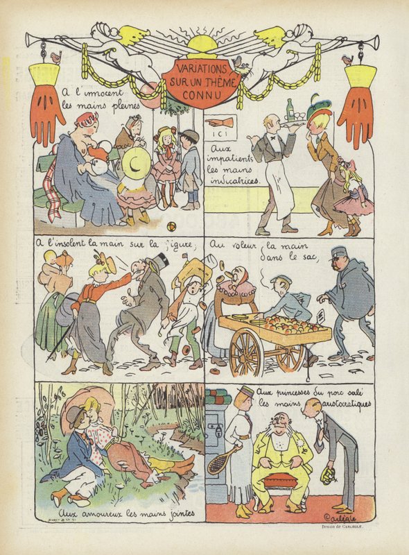 Ilustracja do Le Rire autorstwa Charles Emile Egli