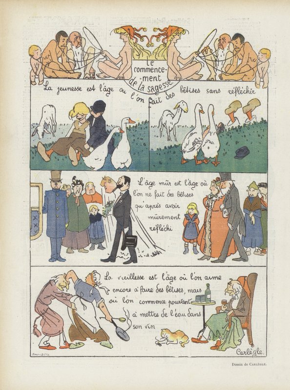 Ilustracja do Le Rire autorstwa Charles Emile Egli