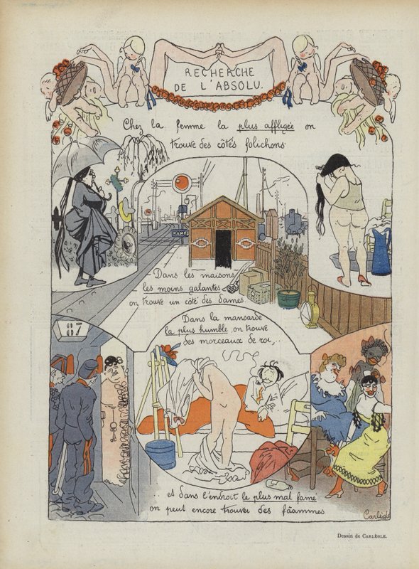 Ilustracja do Le Rire autorstwa Charles Emile Egli