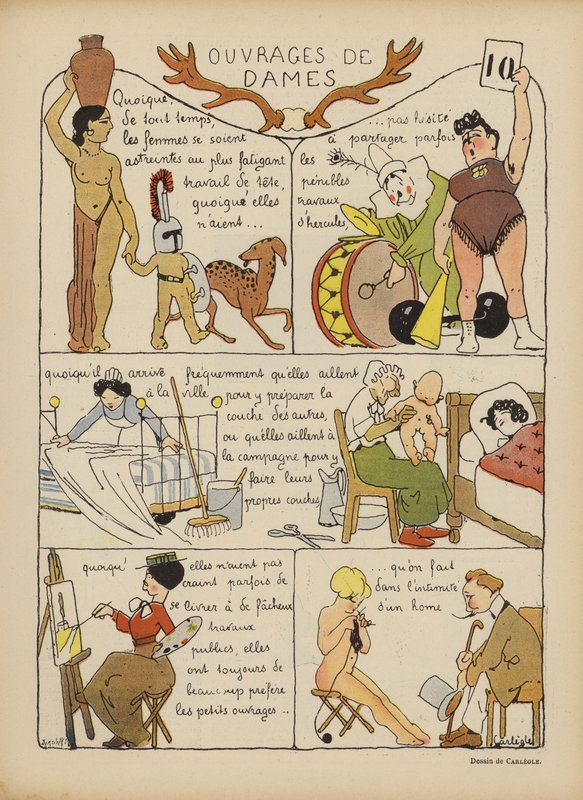 Ilustracja do Le Rire autorstwa Charles Emile Egli