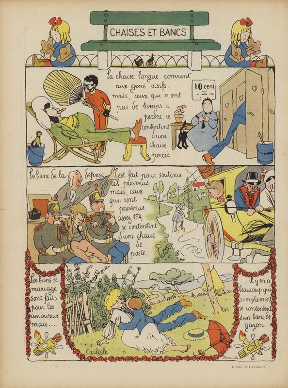 Ilustracja do Le Rire autorstwa Charles Emile Egli