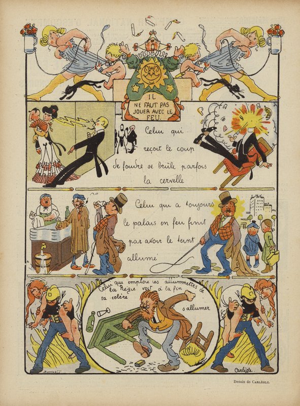 Ilustracja do Le Rire autorstwa Charles Emile Egli