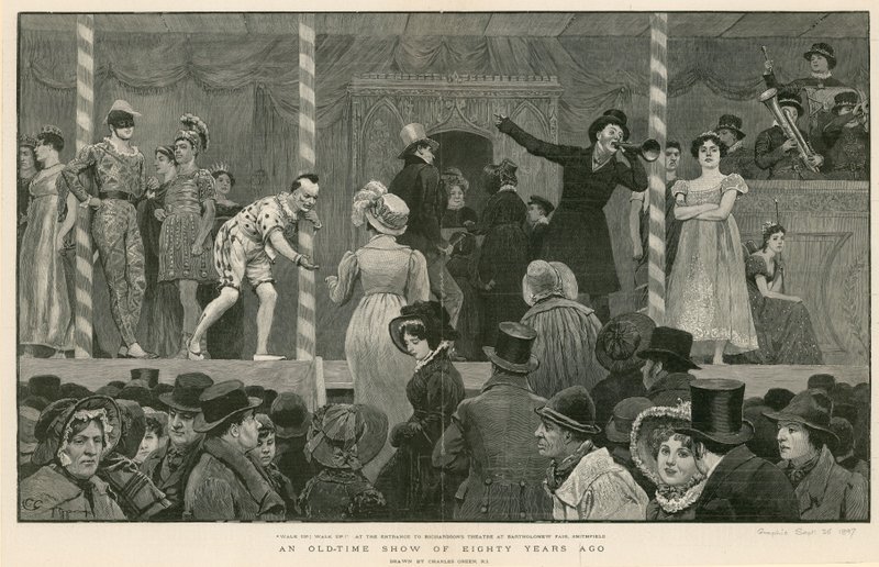 Bartholomew Fair, Londyn: Dawny pokaz sprzed osiemdziesięciu lat autorstwa Charles Green