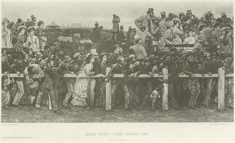 Nadchodzą: Derby Day (wklęsłodruk) autorstwa Charles Green