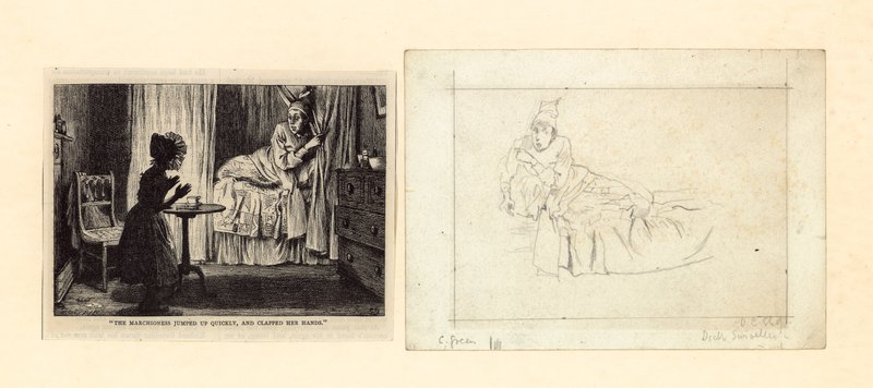 Ilustracja do starego sklepu z osobliwościami Karola Dickensa autorstwa Charles Green