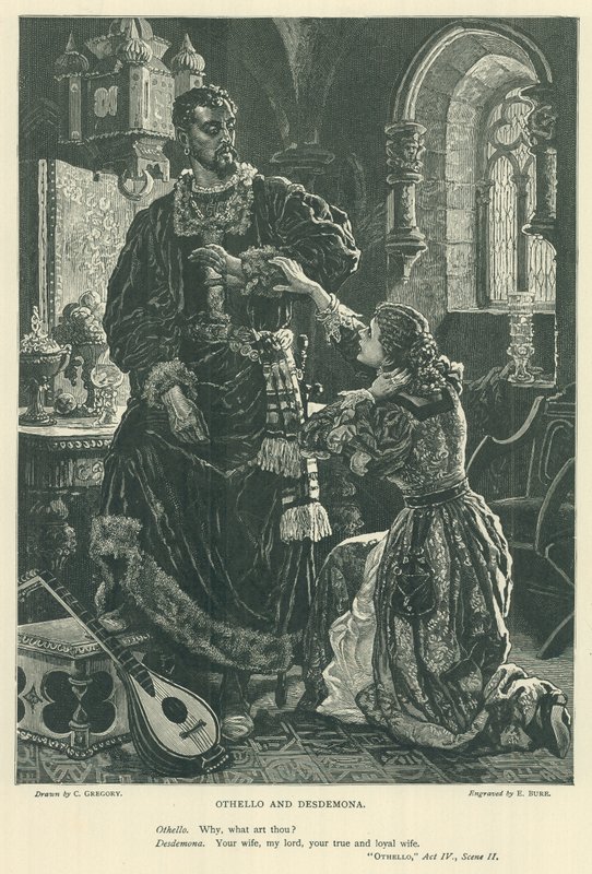 Ilustracja do Otella autorstwa Charles Gregory