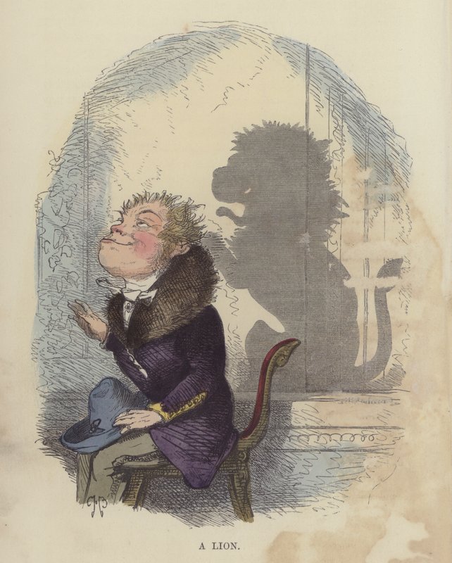 Lew (kolorowy grawerunek) autorstwa Charles Henry Bennett