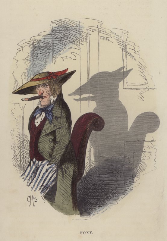 Foxy (kolorowy grawer) autorstwa Charles Henry Bennett