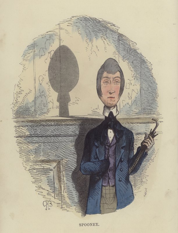 Spoony (kolorowy grawer) autorstwa Charles Henry Bennett