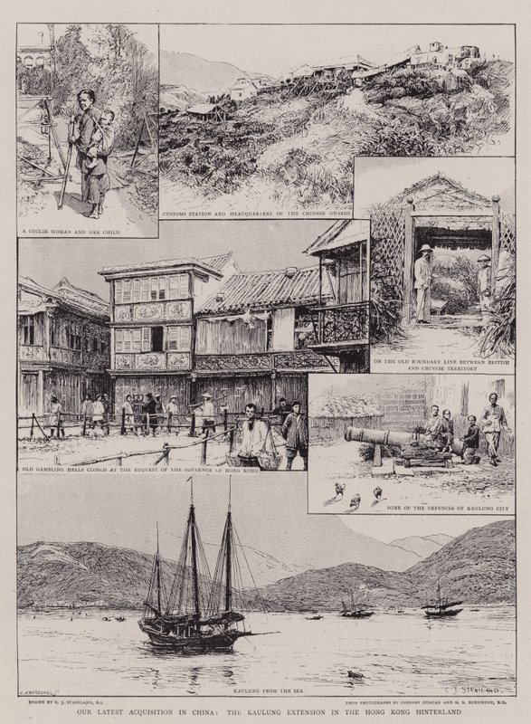 Nasz najnowszy nabytek w Chinach, Kaulung Extension w głębi Hongkongu autorstwa Charles J. Staniland