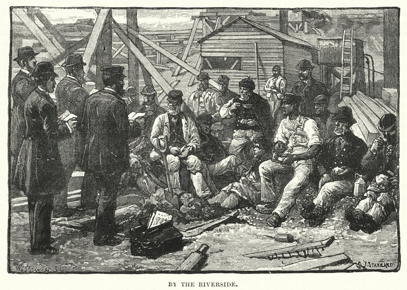 Nad brzegiem rzeki autorstwa after Charles J. Staniland