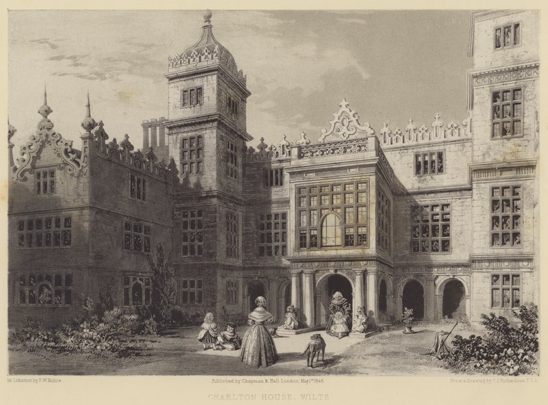 Charlton House, Wilts autorstwa Charles James Richardson