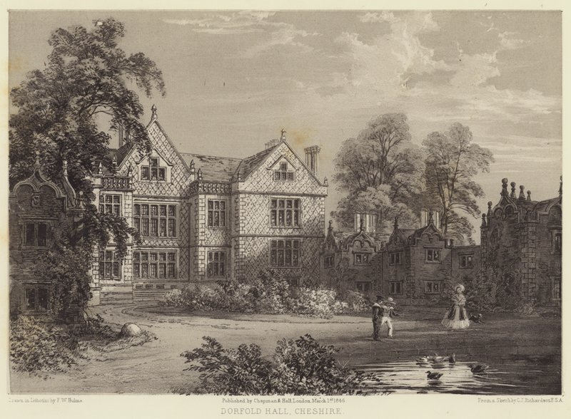 Dorfold Hall, Cheshire autorstwa Charles James Richardson