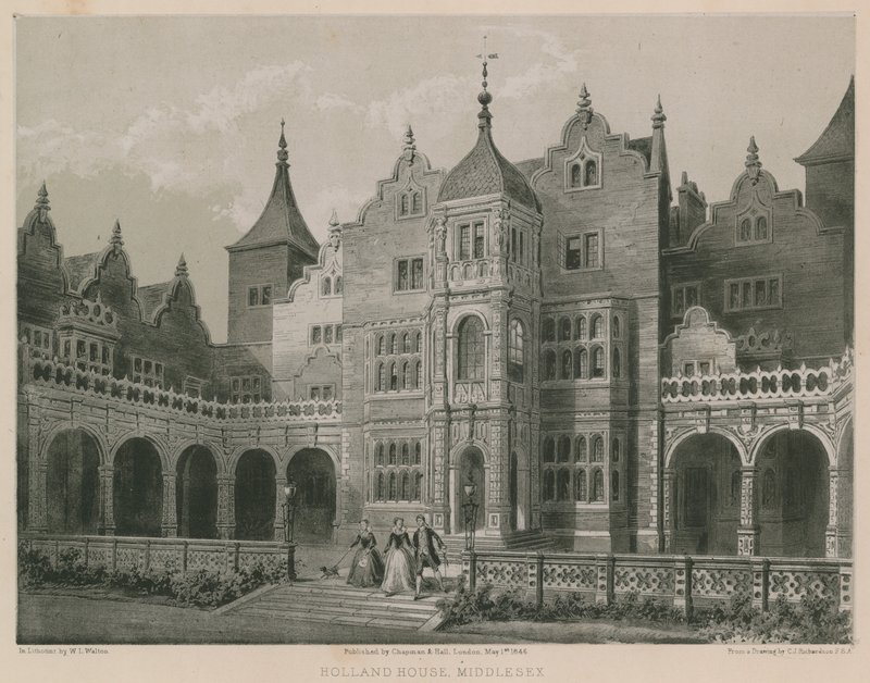 Holland House, Middlesex autorstwa Charles James Richardson