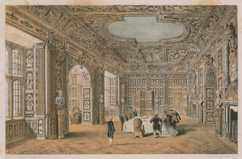 Pokój Pozłacany, Dom Holland autorstwa Charles James Richardson