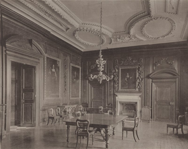 Belton House, Grantham, jadalnia autorstwa Charles Latham