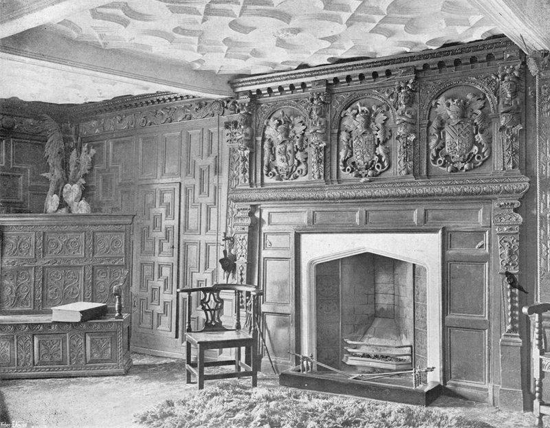 Birtsmorton Court: Stary salon autorstwa Charles Latham