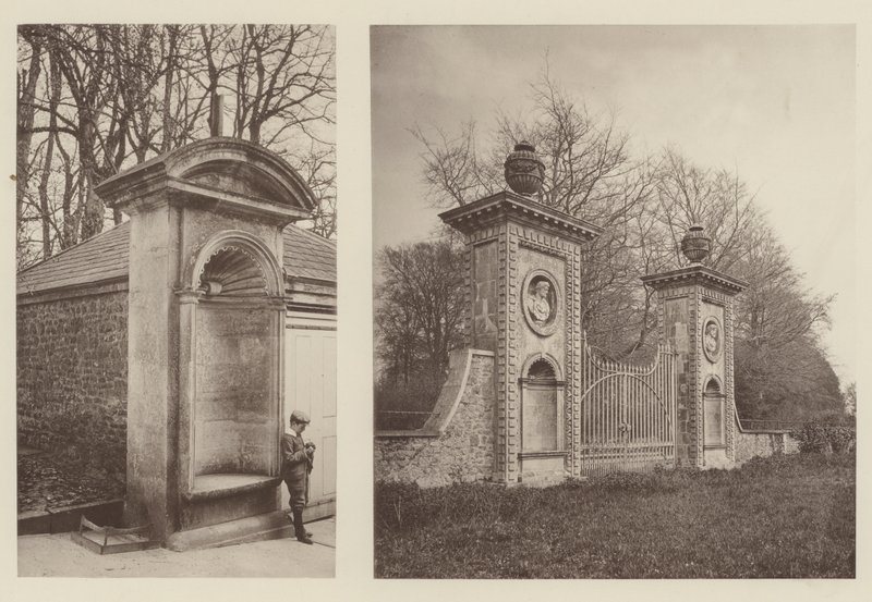 Coleshill, Berkshire, alkowa, brama przy tylnym wejściu autorstwa Charles Latham