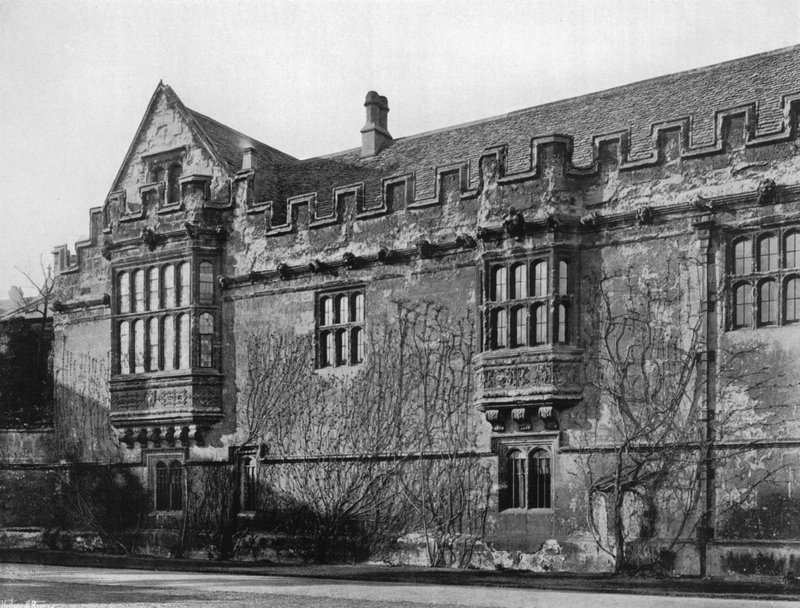 Praca gotycka w St. Johns College w Oksfordzie autorstwa Charles Latham