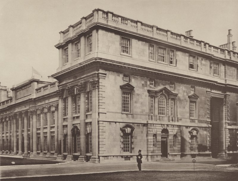 Szpital w Greenwich, widok na budynek główny autorstwa Charles Latham