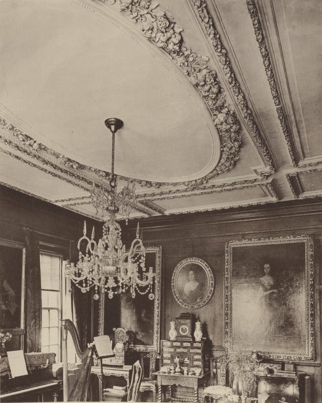 Miejsce Groombridge, Salon autorstwa Charles Latham