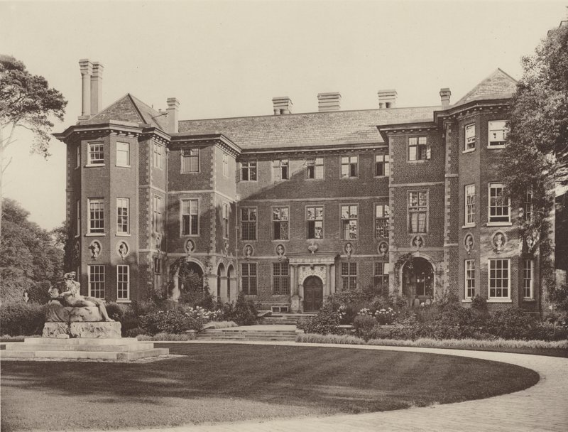 Ham House, Petersham, front wejściowy autorstwa Charles Latham