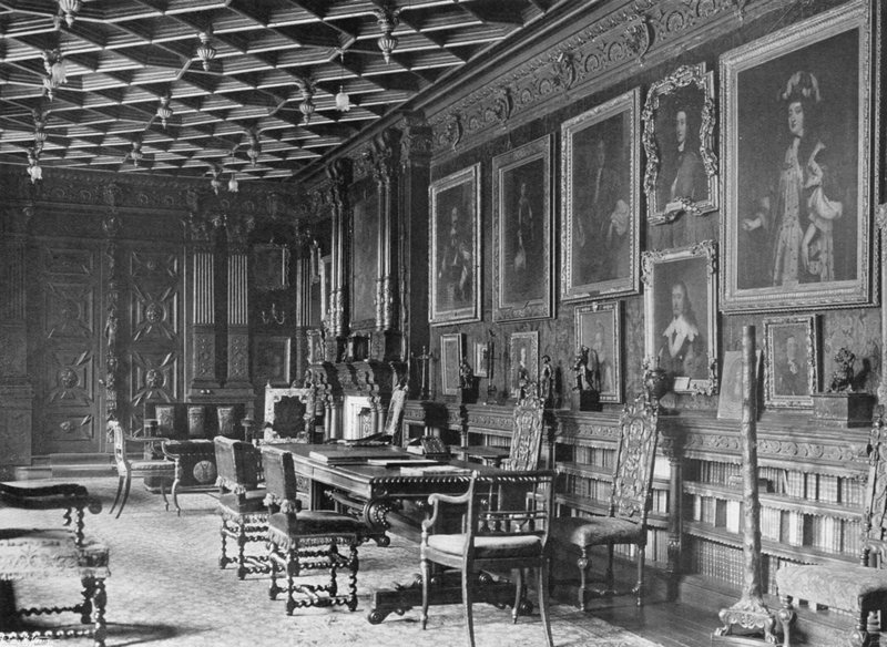Zdjęcia historyczne: Saloon (zdjęcie czarno-białe) autorstwa Charles Latham