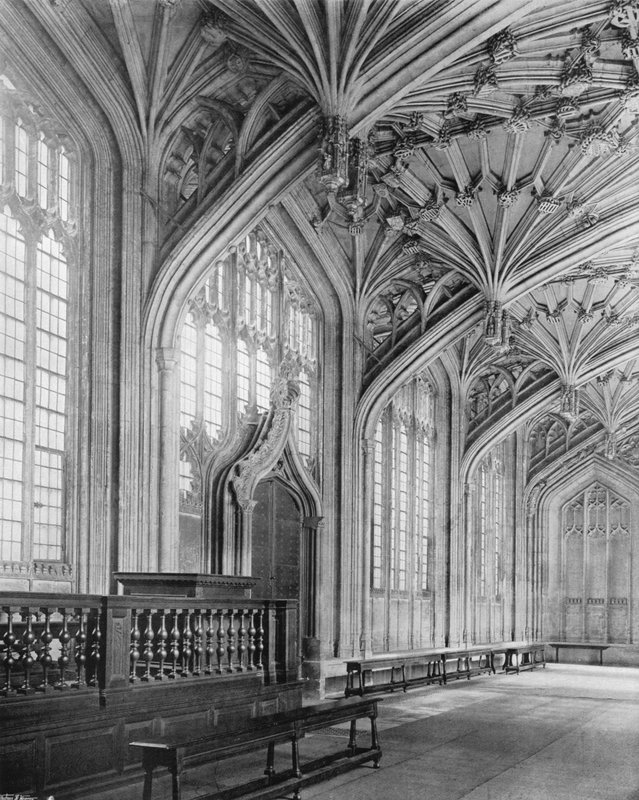 W Old Divinity School w Oksfordzie autorstwa Charles Latham
