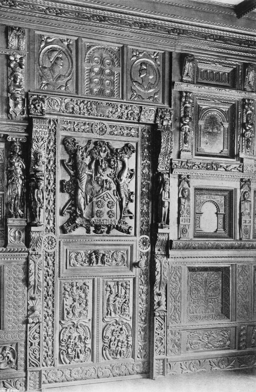 Panele w Smithills Halls, Lancs autorstwa Charles Latham