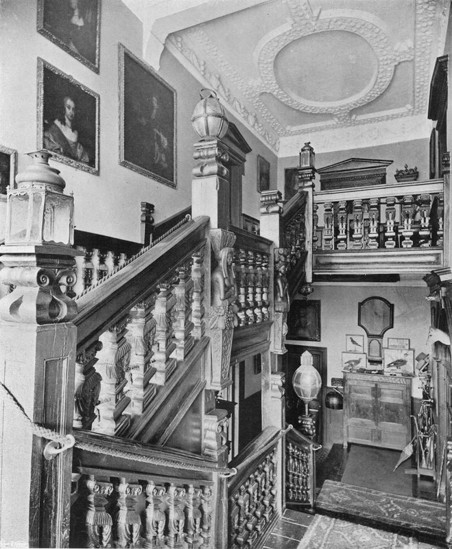 Sydenham House: schody autorstwa Charles Latham