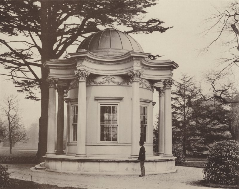 Świątynia Eolu, Ogrody Kew autorstwa Charles Latham