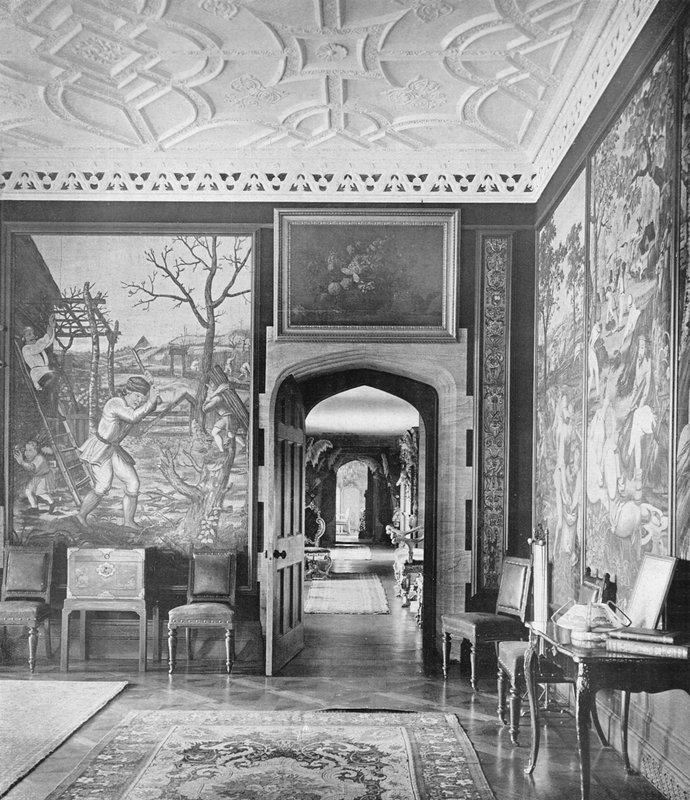 Sala bilardowa i korytarz autorstwa Charles Latham