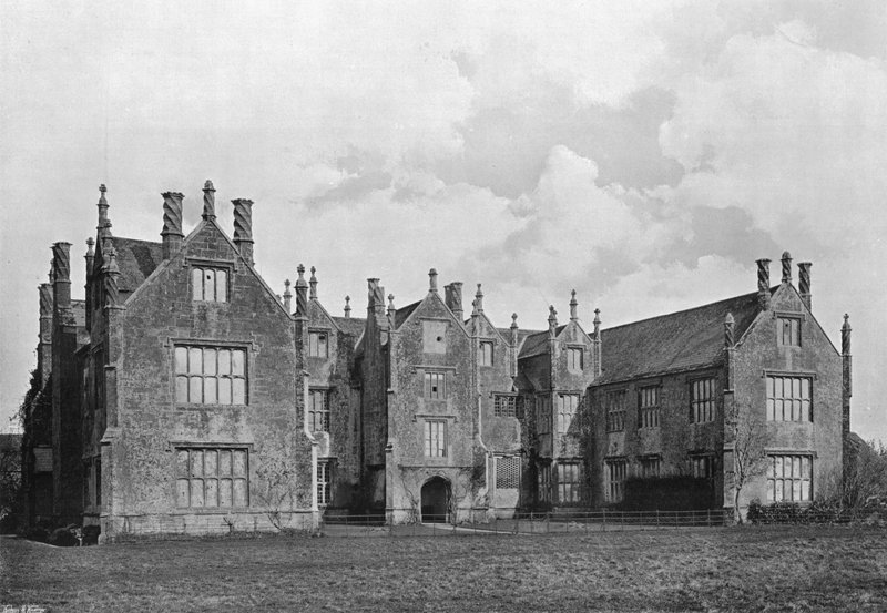Front wejściowy, Barrington Court, Somerset autorstwa Charles Latham