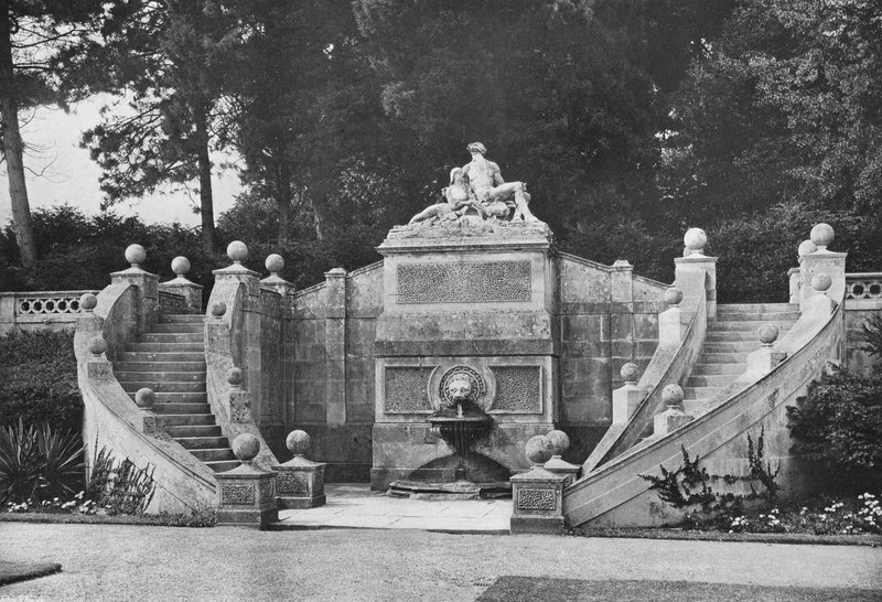 Fontanna Schodów Neptuna autorstwa Charles Latham