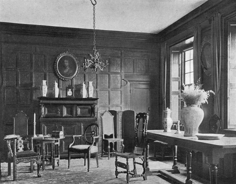 Sala Salowa (zdjęcie czarno-białe) autorstwa Charles Latham