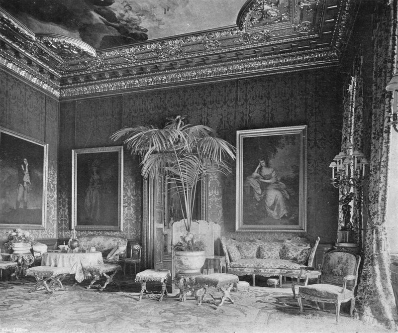 Czerwony Salon autorstwa Charles Latham