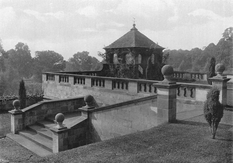 Ogród-dom południowo-zachodni w Batsford autorstwa Charles Latham