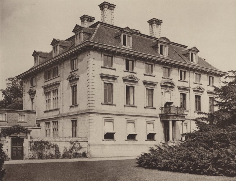 Thorpe Hall, Peterborough, Front Południowy autorstwa Charles Latham
