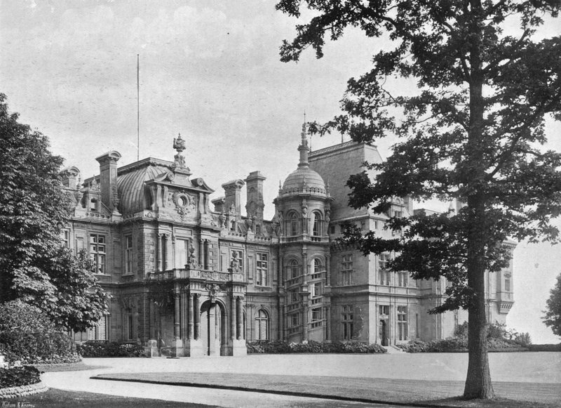 Dwór Waddesdon autorstwa Charles Latham