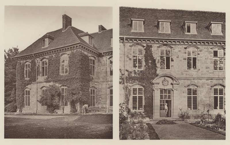 Wolvesey House, Winchester, części frontu północnego i południowego autorstwa Charles Latham