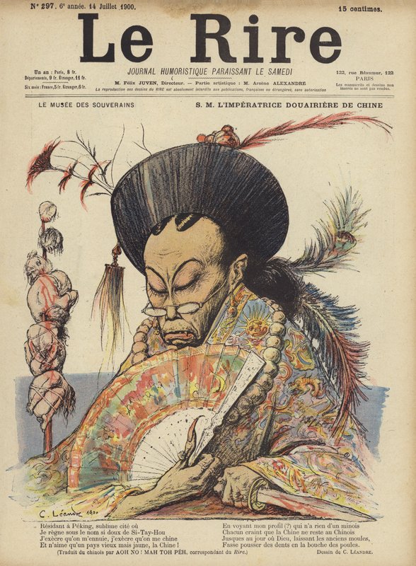 Cesarzowa wdowa Chin autorstwa Charles Leandre