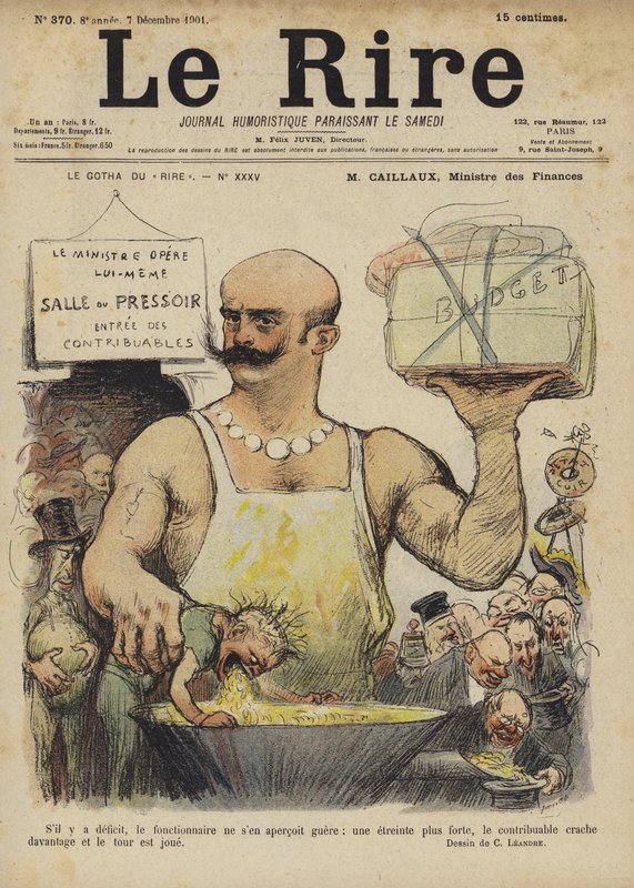 Ilustracja do Le Rire autorstwa Charles Leandre