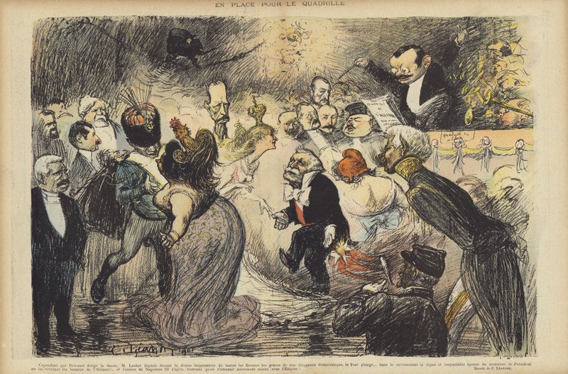 Ilustracja do Le Rire autorstwa Charles Leandre