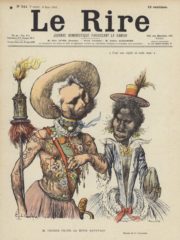 Ilustracja do Le Rire autorstwa Charles Leandre