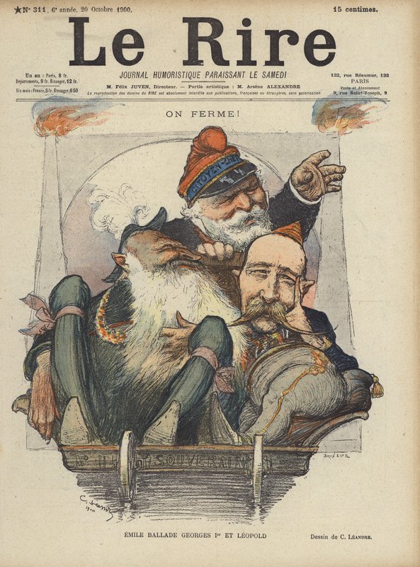 Ilustracja do Le Rire autorstwa Charles Leandre