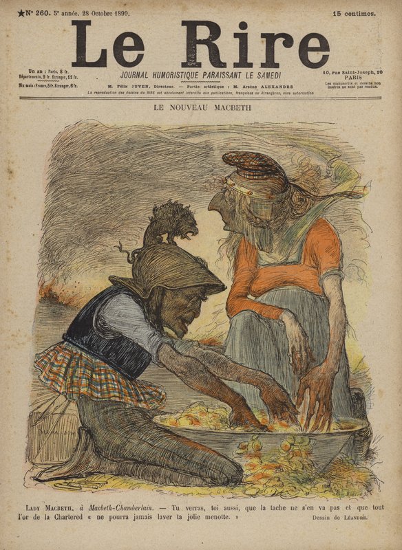 Ilustracja do Le Rire autorstwa Charles Leandre