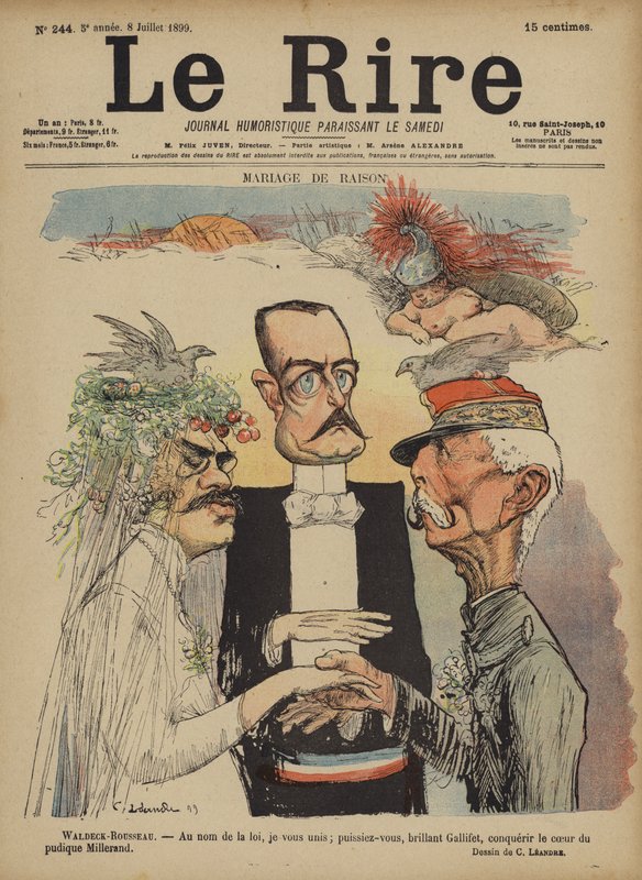 Ilustracja do Le Rire autorstwa Charles Leandre